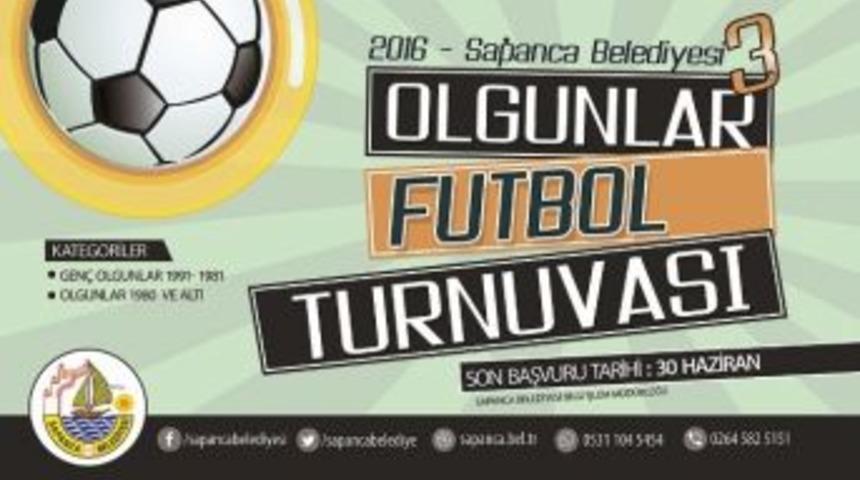 Sapanca Belediyesi Olgunlar Futbol Turnuvası Başlıyor