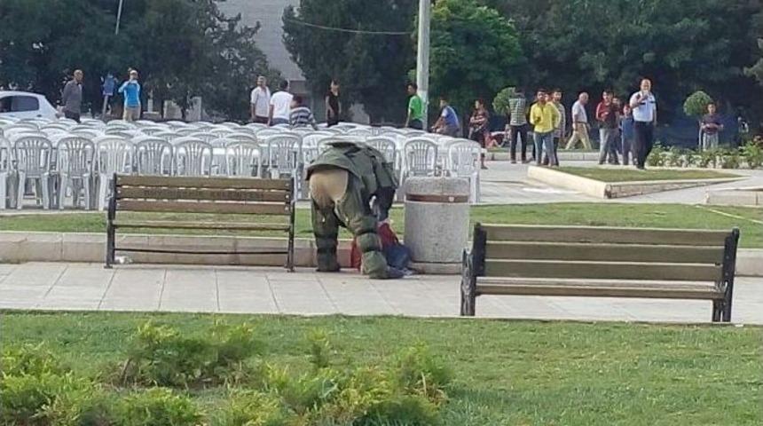 İftar &Ccedil;adırında Ş&uuml;pheli &Ccedil;anta Alarmı