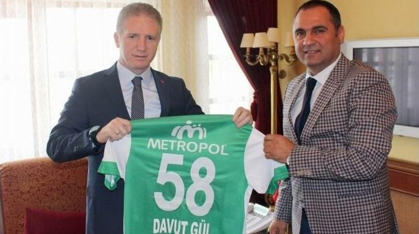 Sivas Belediyespor&rsquo;dan, Vali G&uuml;l&rsquo;e Ziyaret