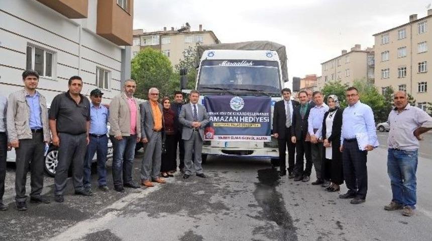 Talas&rsquo;tan Şırnak İdil&rsquo;e Yardım Eli