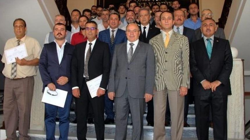 Mehter Takımı Kursiyerlerine Belge