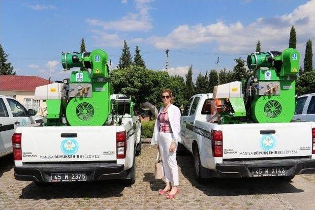 İlaçlama Çallışmalarına Son Teknoloji Cihazlar