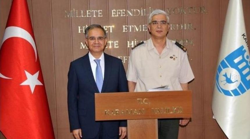 Karaman Valisi Tapsız&rsquo;a Hayırlı Olsun Ziyaretleri