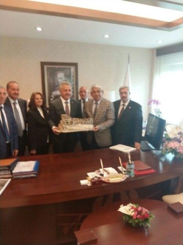Başkan Karaçanta’dan Bakan Arslan’a Hayırlı Olsun Ziyareti