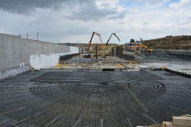 Süleymanpaşa Batı Atıksu İleri Biyolojik Arıtma Tesisi Hızla Yükseliyor