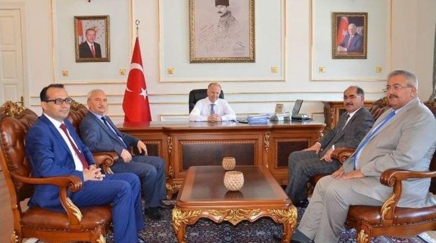 Vali Mehmet Ceylan&rsquo;a Hayırlı Osun Ziyaretleri