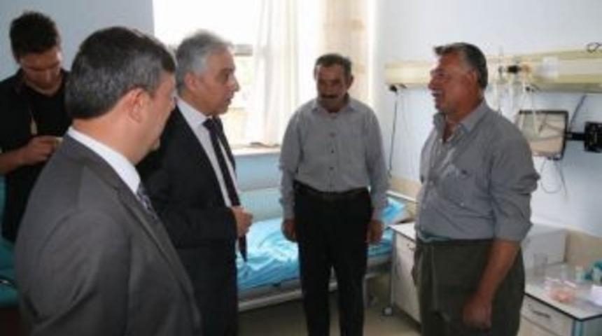 Vali Toprak&rsquo;tan Hastane Ziyareti