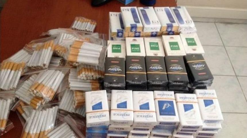 Uşak&rsquo;ta Ka&ccedil;ak Sigara Satışına Baskın