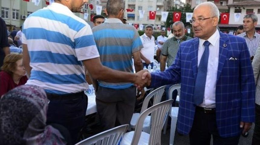 B&uuml;y&uuml;kşehir&rsquo;in İftar Sofrası Mezitli&rsquo;de Kuruldu