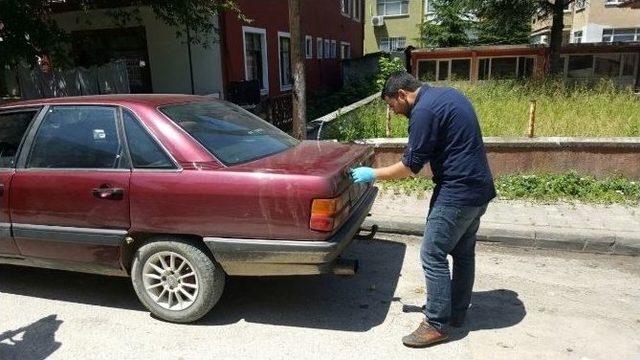 Gece Çaldığı Aracın Yanında Sabah Yakalandı