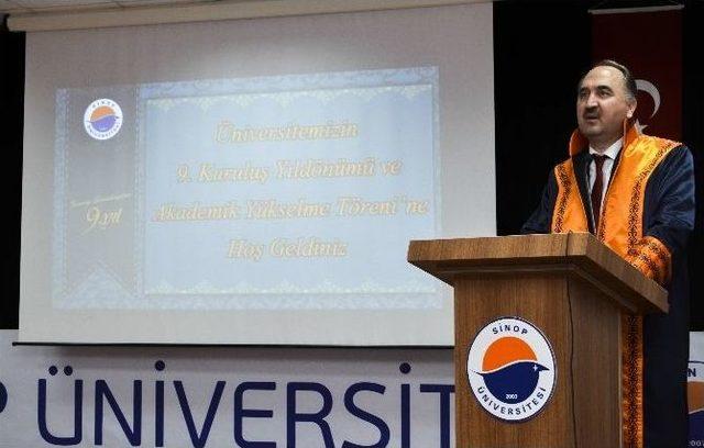 Sinop Üniversitesi’nin Akademik Yükselme Töreni