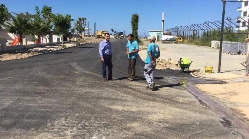 Başkan Y&uuml;cel, Kestel&rsquo;de Asfalt &Ccedil;alışmasını İnceledi