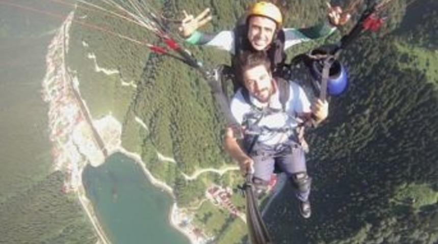 Uzung&ouml;l &Uuml;zerinde Yama&ccedil; Paraş&uuml;t&uuml; Keyfi