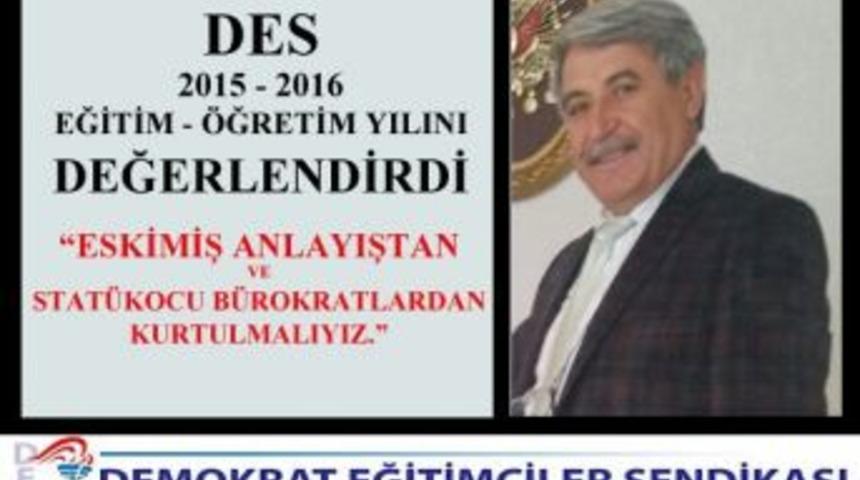 Des2015-2016 Eğitim-&ouml;ğretim Yılını Değerlendirdi!