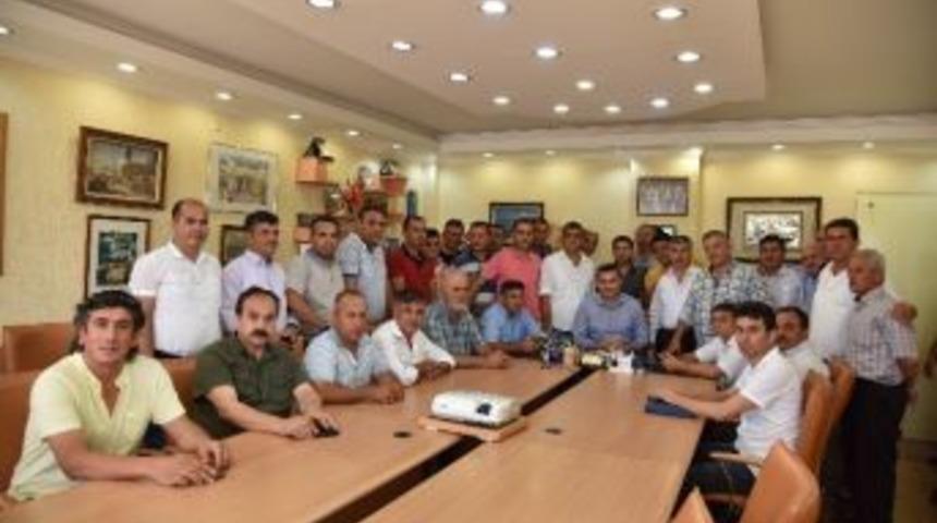 Muhtarlardan Y&uuml;cel&rsquo;e Ziyaret