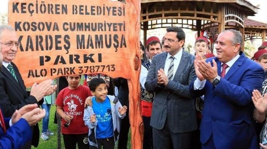 Kardeş Mamuşa Parkı A&ccedil;ıldı