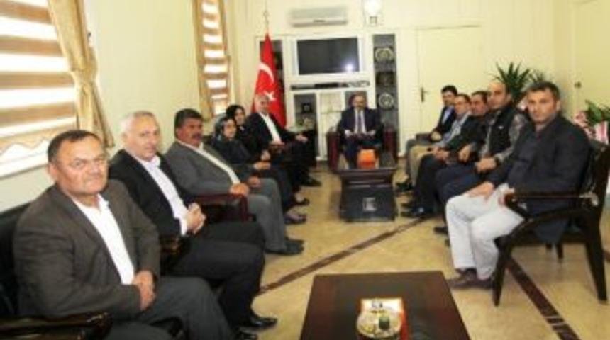 Belediye Heyetinden Vali Ustaoğlu&rsquo;na Hayırlı Olsun Ziyareti