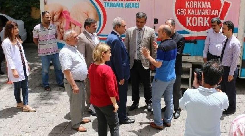 Haliliye Belediyesinin Mobil Kanser Tarama Aracı Faaliyete Girdi