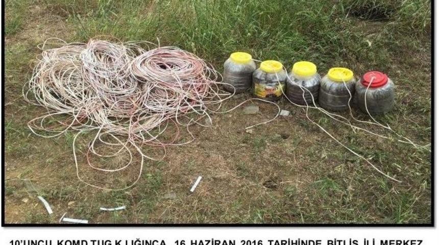 Bitlis&rsquo;te 75 Kilo Patlayıcı Ele Ge&ccedil;irildi