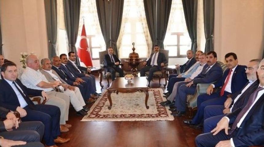 Ak Parti Kilis Milletvekili Reşit Polat Vali &Ccedil;ataklı&rsquo;yı Ziyaret Etti