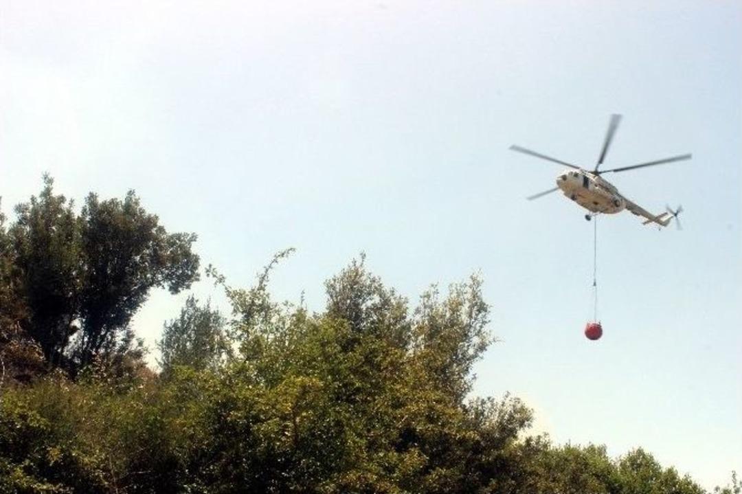 Salihli&rsquo;de Orman Yangın