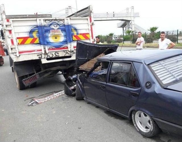 Rize’de Trafik Kazası: 1 Yaralı