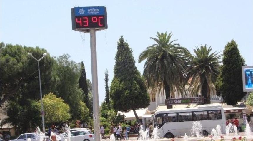 Aydın&rsquo;da Termometre 43 Dereceyi G&ouml;sterdi