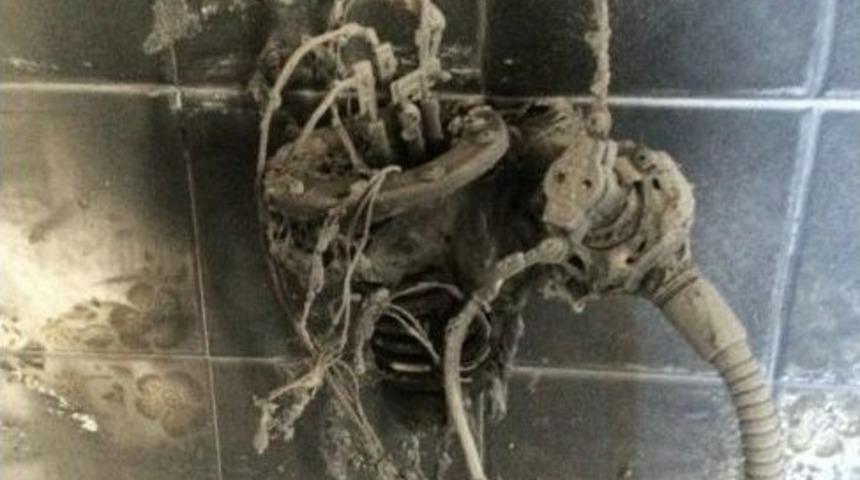 Şofben Bomba Gibi Patladı