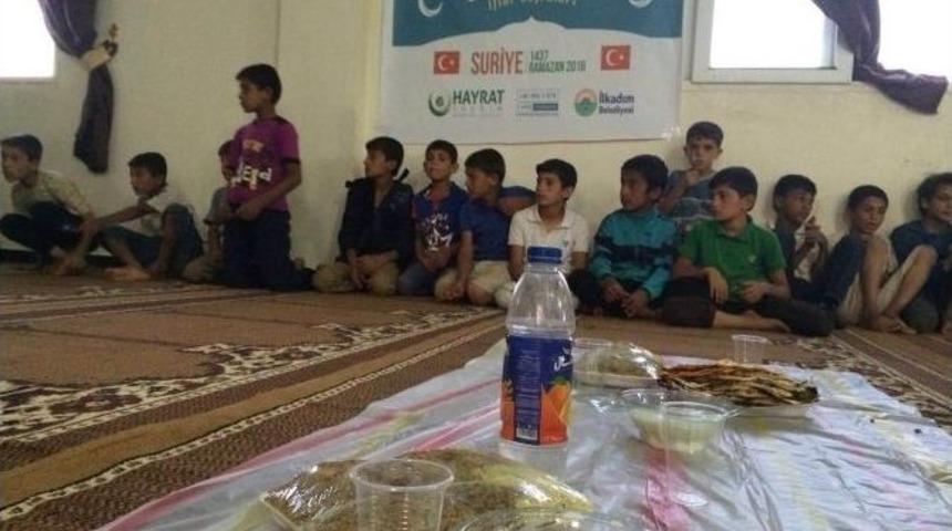 İlkadım’dan Suriye’deki Yetim Çocuklara İftar