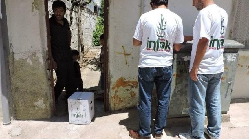İnfak Derneği, Aydın&rsquo;da 100 Aileye Ramazan Kumanyası Dağıttı