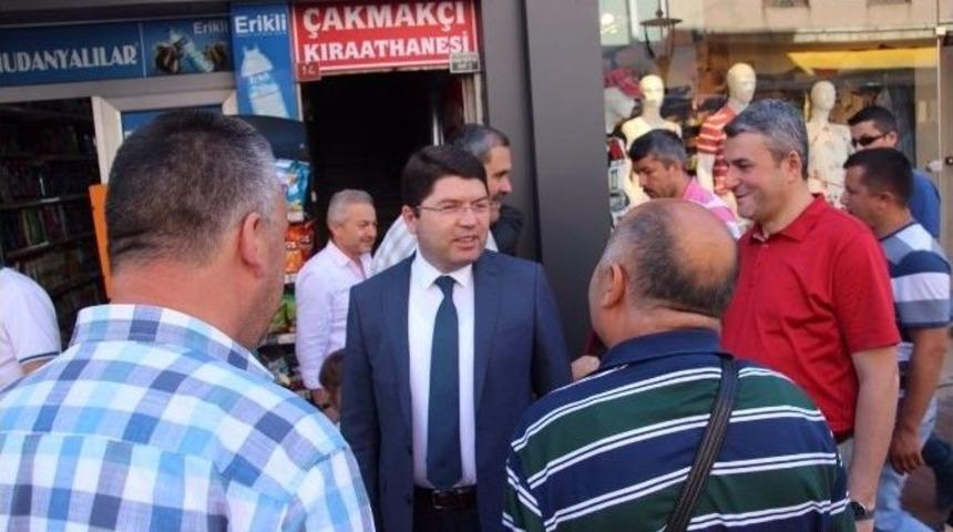 Milletvekili Tun&ccedil; Bartın Merkezde Ziyaretlerde Bulundu