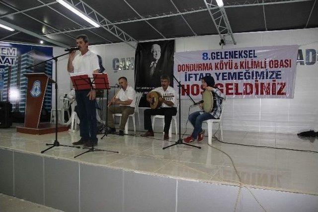 Dondurma Köyü Geleneksel İftar Yemeği Düzenlendi