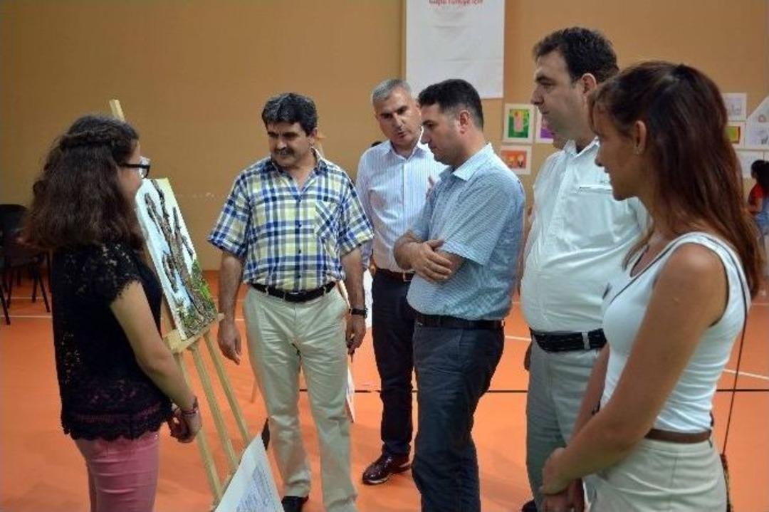 G&uuml;zel Sanatlar Kul&uuml;b&uuml; &Ouml;ğrencilerinden Resim Sergisi