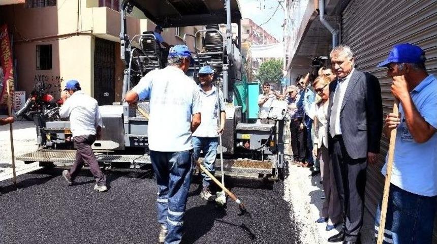 Seyhan Belediyesi 400 Bin Tonluk Yılsonu Asfalt Hedefine Yaklaştı