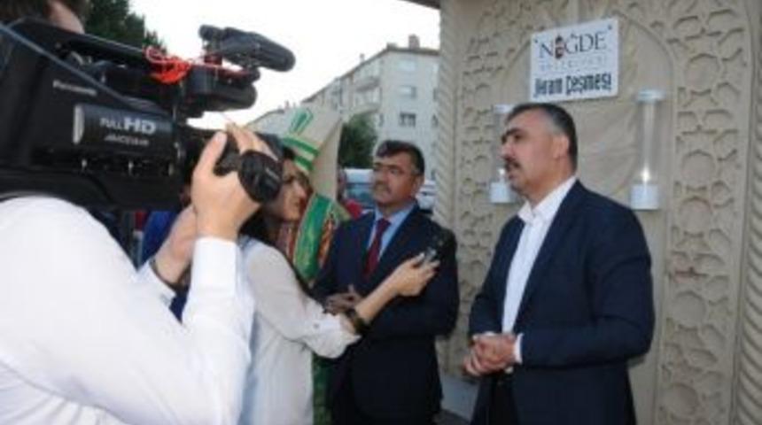 &Ouml;zegen&rsquo;den Niğde Belediyesi&rsquo;ne &ldquo;web Tv&rdquo;uygulamasını Kutladı