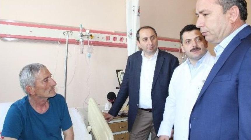 Milletvekili Ceylan&rsquo;dan, Hastane Ziyareti