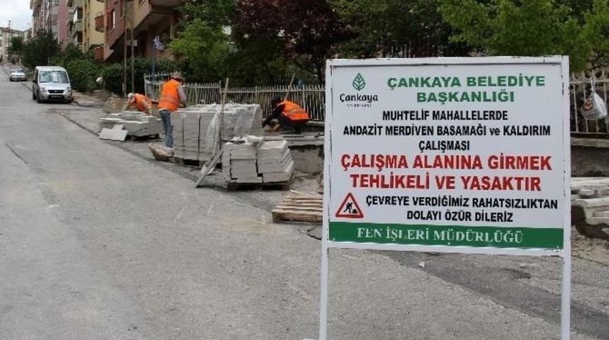 &Ccedil;ankaya &Ccedil;alışıyor, Merdivenli Yollar Tamamlanıyor
