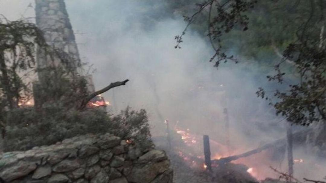 Fethiye&rsquo;de Koyda Yangın