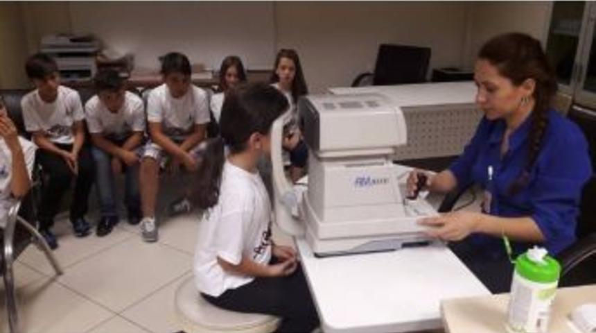 Kartepe Bilgi Evi &Ccedil;ocukları G&ouml;z Kontrol&uuml;nden Ge&ccedil;ti