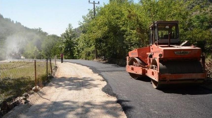 Kara&ccedil;ay Piknik Alanı Yolları Asfaltlanıyor