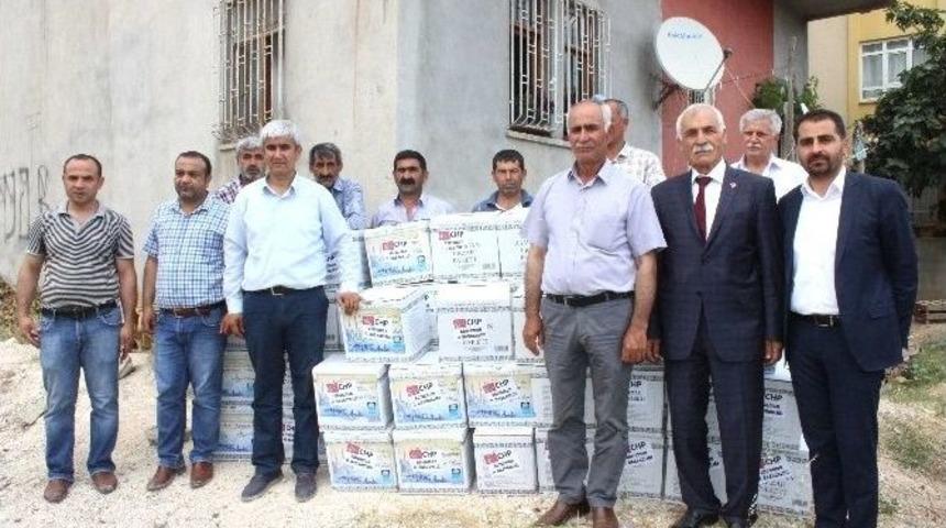Beşiktaş Belediyesi Chp İl Başkanlığına Ramazan Paketi G&ouml;nderdi