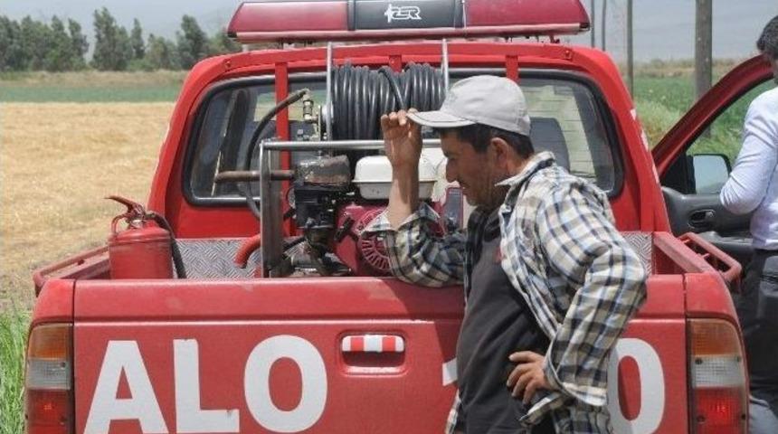 Başkan Posacı&rsquo;nın &Ccedil;iftliğinde Yangın