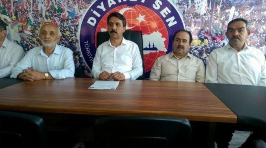 Diyanet-sen Kayseri Şubesi O İmama Sahip Çıktı