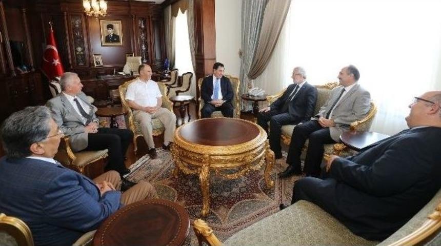 U&uuml; Y&ouml;netimi&rsquo;nden Vali K&uuml;&ccedil;&uuml;k&rsquo;e Hayırlı Olsun Ziyareti