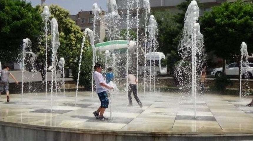 Siirt&rsquo;te Sıcaklar En &Ccedil;ok &Ccedil;ocukları Bunalttı