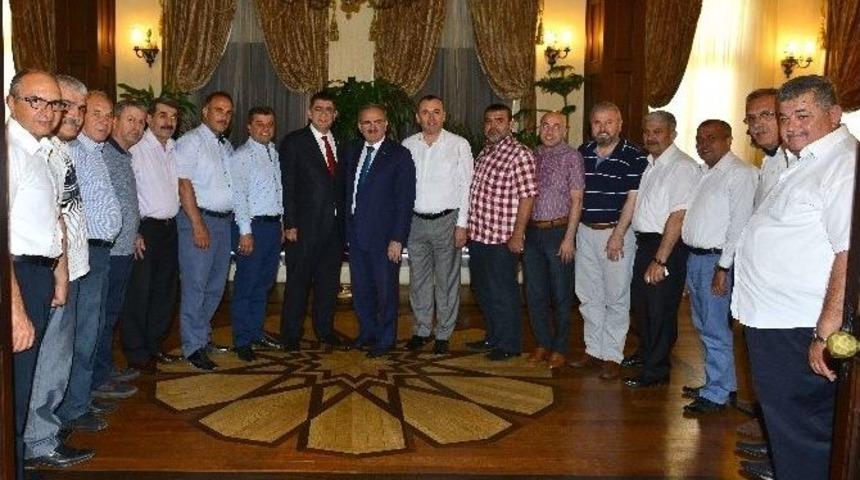 Vali M&uuml;nir Karaloğlu, Aesob Hakkında Bilgilendirildi