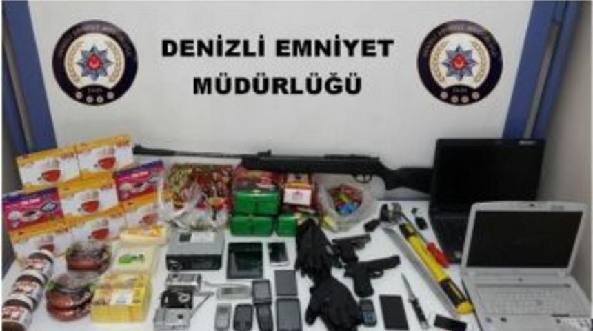 Denizli&rsquo;de 5 Hırsızlık Zanlısı Yakalandı
