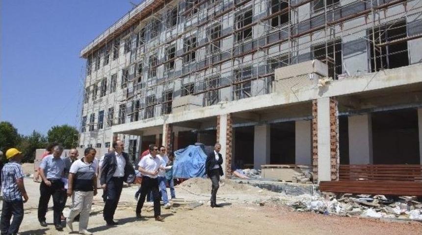 Rektör Dalgın, Yüksekokul İnşaatını İnceledi