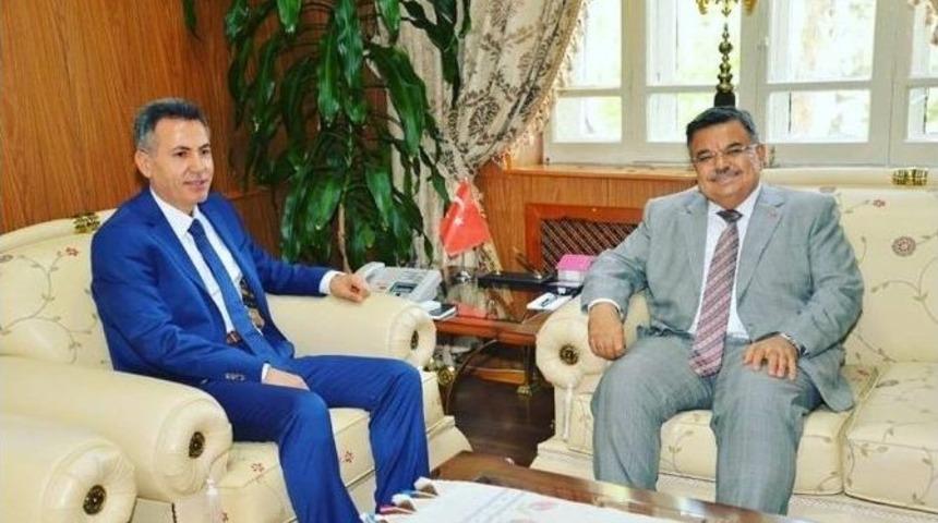 Başkan Yağcı Ve Tugay Komutanı Ko&ccedil;&rsquo;tan Vali Elban&rsquo;a Ziyaret