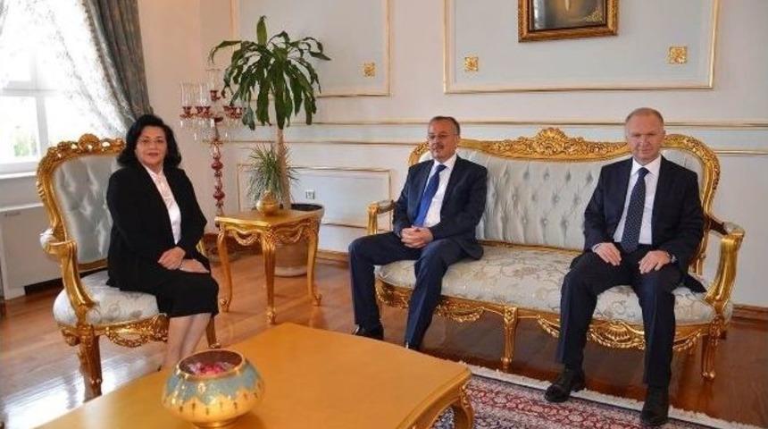 Kırklareli Ve Edirne Valilerinden, Tekirdağ Valisi Ceylan&rsquo;a Ziyaret